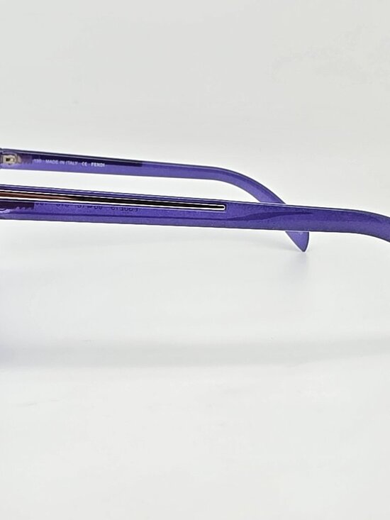 Fendi FS5219 513 Crystal Purple Frame Grey Gradient Lens Sunglasses w/ Case 58mm main image 8